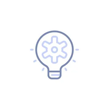 Fresh Idea Light: Creative and Innovative Ideas for Your Business Solutions Stock Illustration