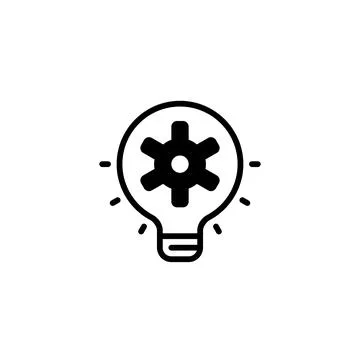 Fresh Idea Light: Creative and Innovative Ideas for Your Business Solutions Stock Illustration