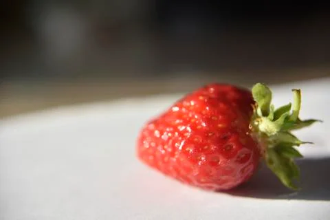 Fresh isolated strawberry on the table Stock Photos
