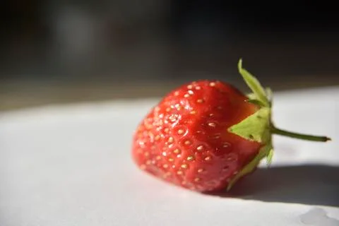 Fresh isolated strawberry on the table Stock Photos