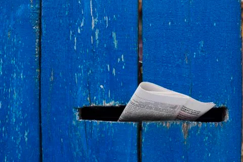 Fresh issue of newspaper Stock Photos