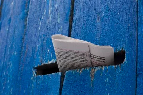 Fresh issue of newspaper Stock Photos