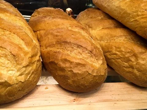 Fresh Italian Bread Stock Photos