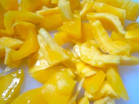 Fresh jackfruit that has been cleaned Stock Photos