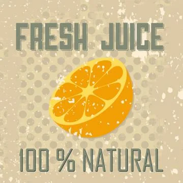 Fresh juice Stock Illustration