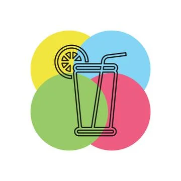 Fresh juice vector icon Stock Illustration