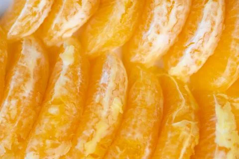 Fresh juicy citrus pattern studio shot, closeup exploration of pulp, membra.. 库存照片