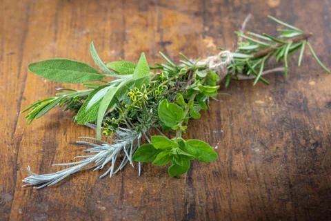 Fresh Kitchen Herbs Stock Photos