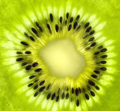 Fresh kiwi slice background Stockfoto's
