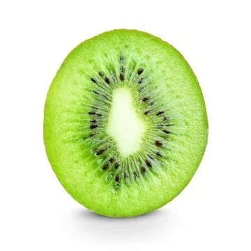 Fresh kiwi slice Stock Photos
