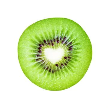 Fresh kiwi slice Stock Photos