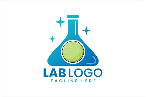 Fresh Lab &amp; Melon Logo for Creative Branding Illustrazione stock