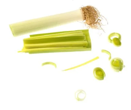 Fresh leek Stock Photos