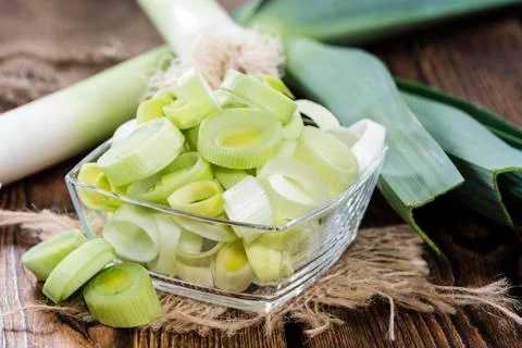 Fresh leek Stock Photos