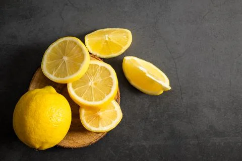 Fresh lemon fruit Stock Photos