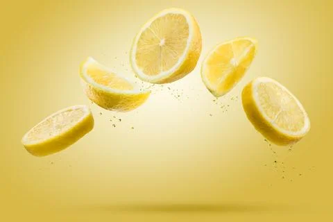 Fresh lemon fruit Stock Photos