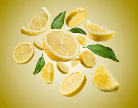 Fresh lemon fruit Stock Photos