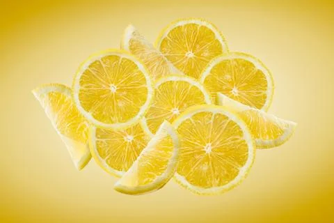 Fresh lemon fruit Stock Photos