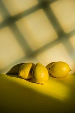 Fresh lemon fruit Stock Photos