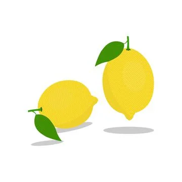 Fresh lemon fruit vector Stock Illustration