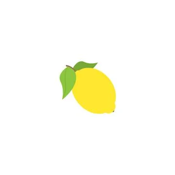 Fresh lemon icon. Vector illustration design. Stock Illustration