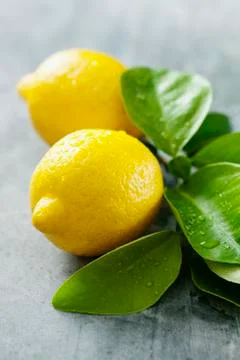 Fresh lemon 스톡 사진