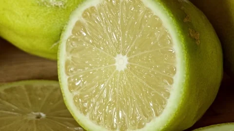 A fresh lemon, shiny surface. Stock Footage 309023113