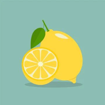 Fresh lemon vector Stock Illustration