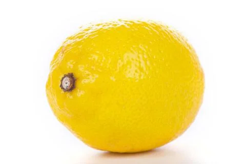 Fresh lemon on white background Foto stock
