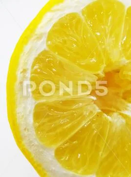 Fresh lemon, yellow citrus Stock Photos