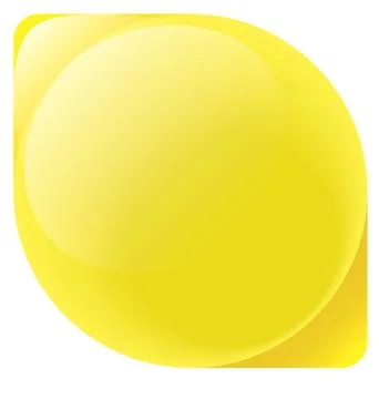 Fresh lemon yellow label Stock Illustration