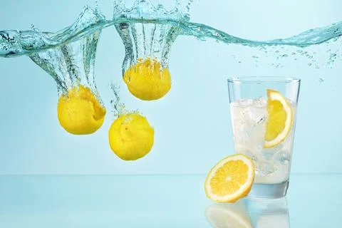 Fresh  lemonade concept Stock Photos