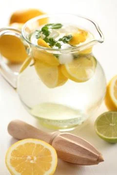 Fresh lemonade Stock Photos