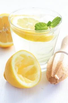 Fresh lemonade Stock Photos