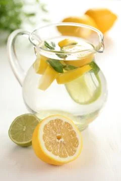 Fresh lemonade Stock Photos