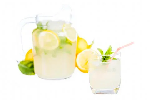 Fresh lemonade Stock Photos