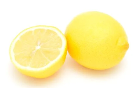 Fresh lemons 库存照片