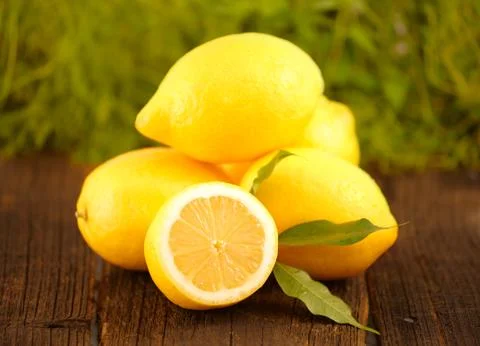Fresh lemons Stock Photos
