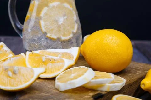 Fresh lemons Stock Photos