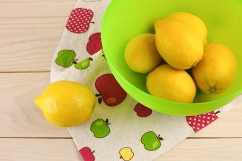 Fresh lemons Stock Photos
