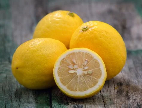 Fresh lemons Stock Photos