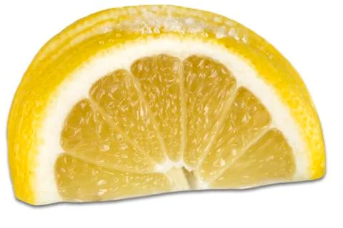 Fresh lemons on white background Foto stock