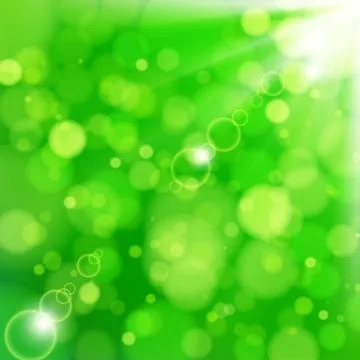 Fresh lime blur background with sunlight spots. Stock Illustration