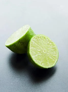 Fresh lime fruit Stock Photos