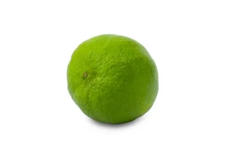 Fresh lime isolated on a white background for culinary use Stock-Fotos