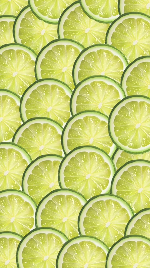 Fresh Lime Pattern Video stock 334923970
