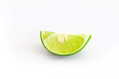 Fresh lime on white background isolated image Stock Photos