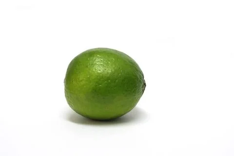 Fresh lime on a white background Stock Photos