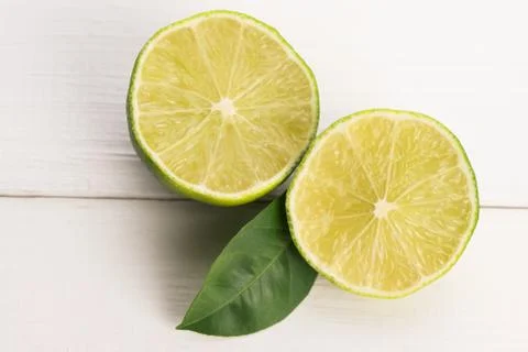 Fresh limes Stock Photos