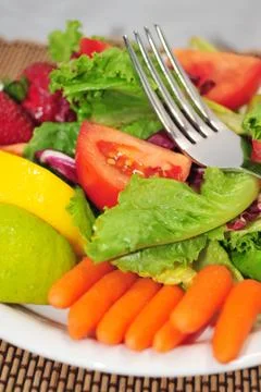 Fresh lite salad Stock Photos